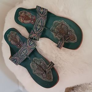 Ladies Printed Bohemian Flat Sandal